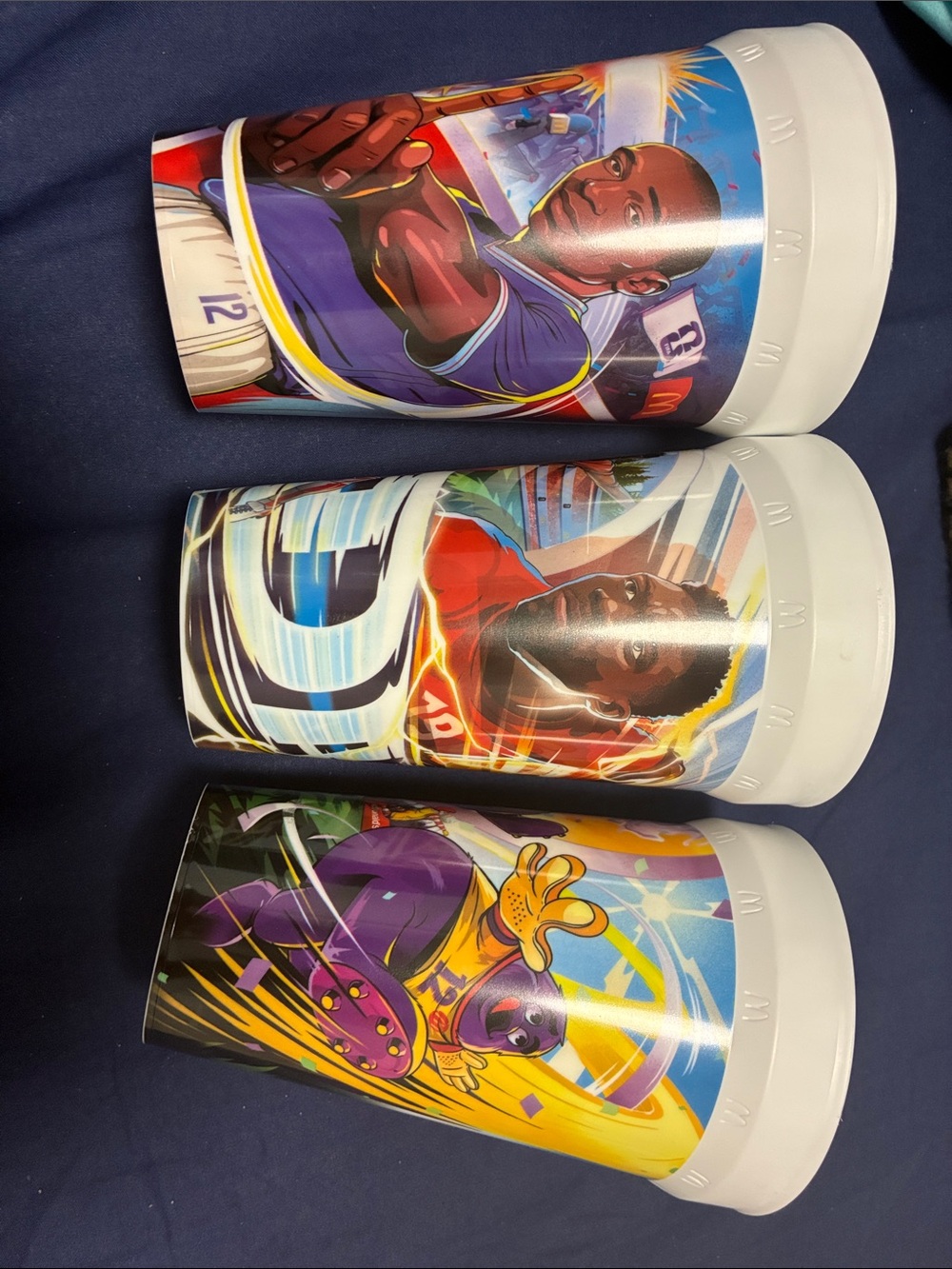 MCDONALDS COLLECTABLE WORLD CUP 3pk cups PLASTIC